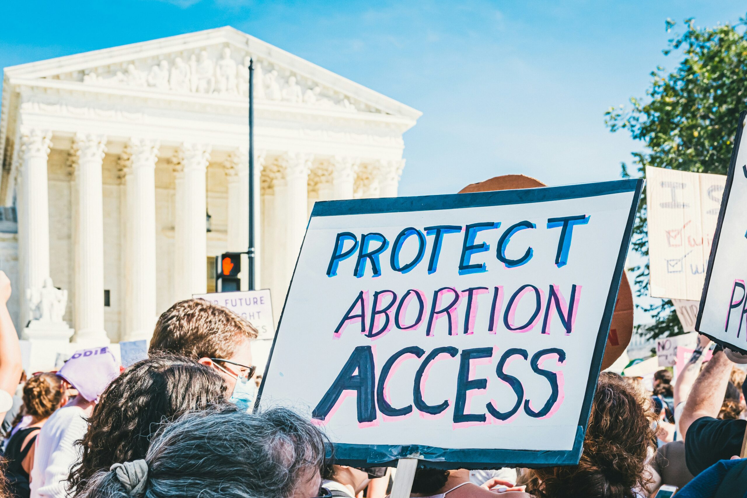 Sign that reads, "Protect Abortion Access"